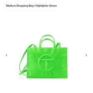 Telfar Women's Neon Green Tote Bag